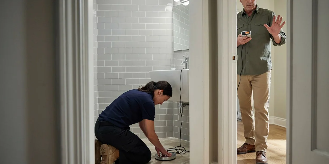 Slab Leak Water Damage in New Braunfels, TX